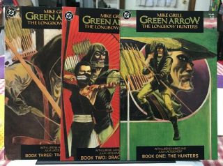 Green Arrow The Longbow Hunters (1987) 1 - 3,  Mike Grell Limited Series Dc