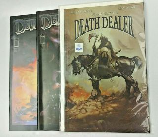 Death Dealer 1,  2,  3 Cover A (2007,  Image Comics) Frank Frazetta