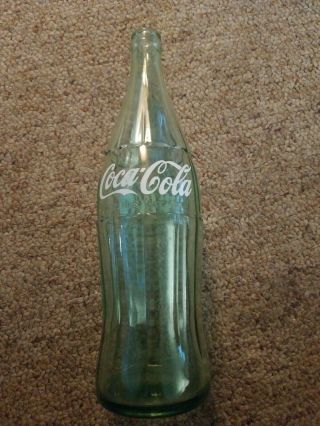 Vintage One Liter Glass Coca Cola Bottle