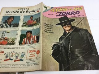 1968 SPANISH COMICS CLASICOS DEL CINE 193 EL ZORRO EDITOR NOVARO MEXICO ESPAÑOL 3