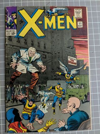 1965 Silver Age Marvel Uncanny X - Men No.  11 Comic Book