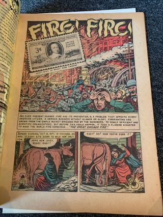 Vintage Golden Age Thrilling Adventure In Stamps Comics Comic Fireman Cover CGC 3