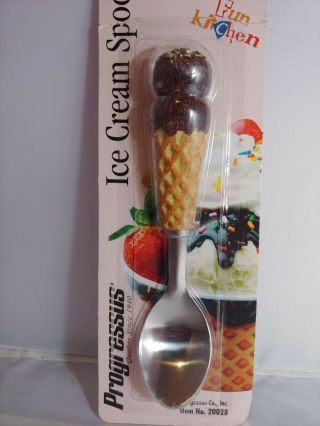 Progressus Ice Cream Spoon Vanilla Chocolate Handle Ages 2006