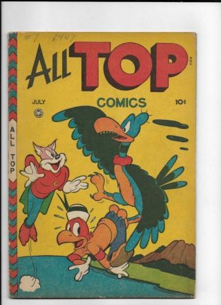 All Top Comics 7 Vg,  July 1947
