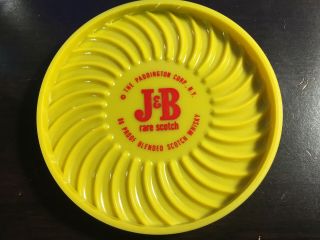 J & B Rare Scotch Whiskey.  Set Of 6 Stackable Coasters.  Vintage.