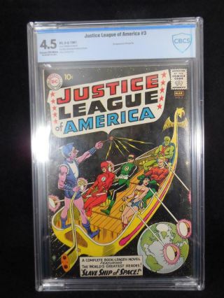Justice League Of America 3 Cbcs 4.  5 1st Appearance Kanjar Ro
