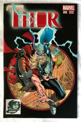 Thor 8 (2015) Phantom Variant Jane Foster Revealed As Thor Asm 300 Homage Nm,