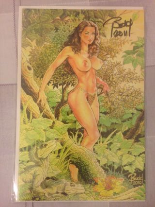 CAVEWOMAN NATURAL SE Make Offer BUDD ROOT THE HUNT 2 NAUGHTY NUDE SIGNED 750 4