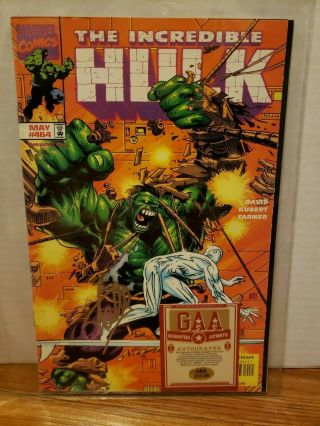 The Incredible Hulk 464 Signed By Stan Lee