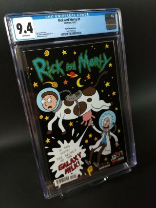 Rick And Morty 1 Cgc 9.  4 1:30 Ryan Variant - Case