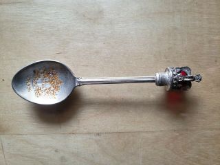 Vintage Collectible Souvenir Spoon 4.  25 " Silver Plate Gt Britain