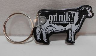 " Got Milk " Cow Vinyl Keychain Southeast Dairy