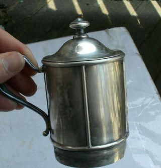 RARE Vintage Silverplate Tea Pot Teapot 7.  5 