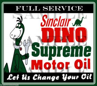 Sinclair Dino Decal Northwestern Gumball Machine