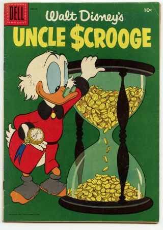 Jerry Weist Estate: Walt Disney’s Uncle Scrooge 12 (dell 1956) Fn Barks