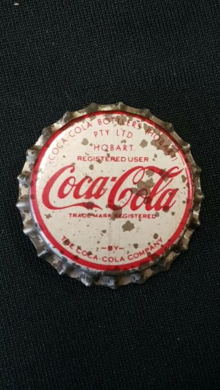 1960,  S Hobart Coca Cola Crown Seal Bottle Cap