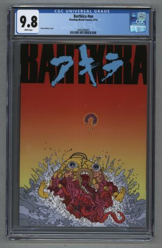 Bartkira 1 Limited Edition Exhibition Book Akira Meets The Simpson Cgc 9.  8 2014