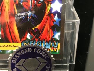 Diamond Comics Wizard Todd McFarlane Platinum Spawn Card 1992 A1 5