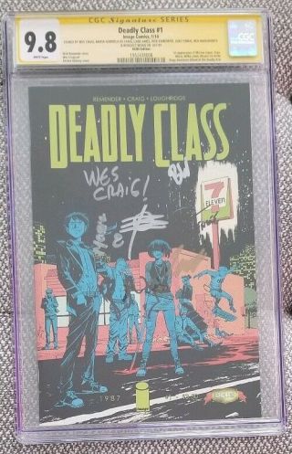 Deadly Class 1 Dcbs Variant Cgc 9.  8 - Signed By Cast And Creators