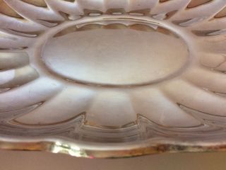Reed & Barton 110 Silverplate Oval Scalloped Serving Tray Platter Dish 1946 5