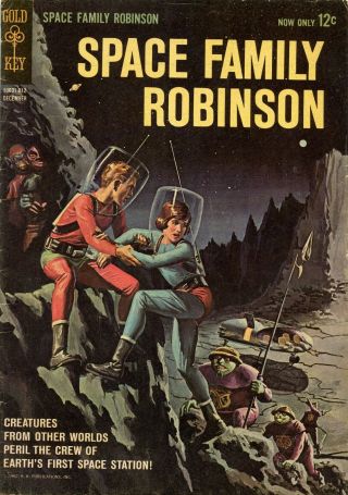 Space Family Robinson 1 Comic Book Vg 4.  0 Gold Key 1962 See My Store
