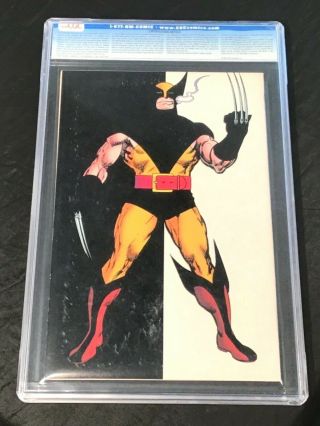 Comic Book Wolverine 1 Marvel 1988 CGC 7.  0 1st Wolverine as Patch White Pages 4