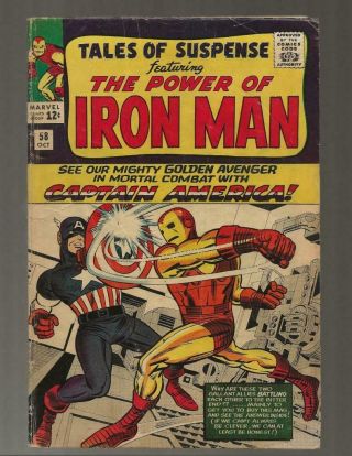 Tales Of Suspense 58 Vg 4.  0 High Res Scans