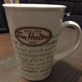Tim Hortons Limited Edition 009 Coffee Mug Cup 2009 Every Cup Tells A Story