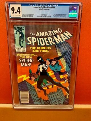 The Spider - Man 252 Cgc 9.  4 1984 Marvel 1st App Of The Black Costume Key