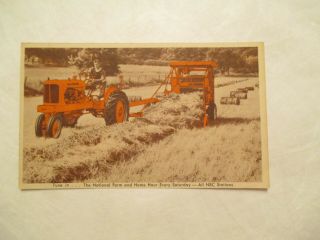 The Roto Baler Allis Chalmers Tractor 1948 Postcard