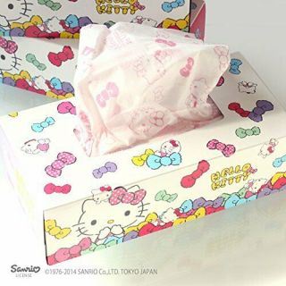 From Japan Sanrio Hello Kitty Tissue Set Of 3boxes