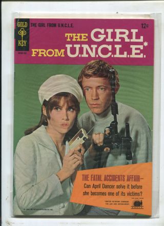 Gold Key The Girl From Uncle 1 (7.  0) Photo Cover