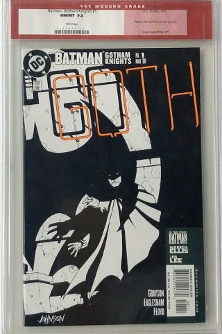Batman Gotham Knights 1 (1963) Dc Modern Age Rare Red Label Cgc 9.  8
