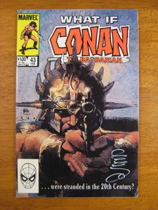 Wow What If.  Conan 43 Signed By Bill Sienkiewicz