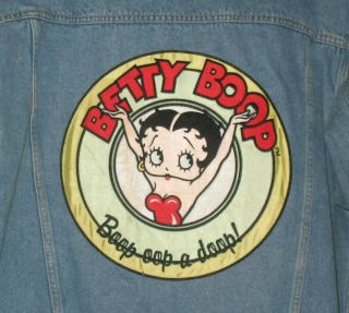 Betty Boop Denim Jacket - Large - Very Cute