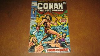 Conan The Barbarian Marvel Comic No 1.