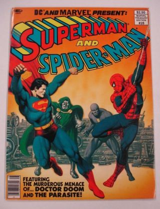 Marvel Treasury Edition 28 : Superman And Spider - Man (1981) Hot Fn