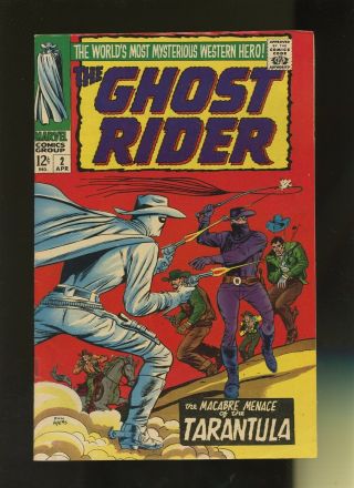Ghost Rider 2 Fn 6.  0 (vol.  1) 1 Book Marvel,  1967,  1st Tarantula Appearance & More