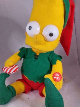 Bart Simpson Animated & Singing Christmas Doll " Jingle Bells ",  2012,  The Simpsons