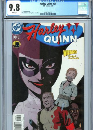 Harley Quinn 30 Cgc 9.  8 White Pages Dc Comics 2003