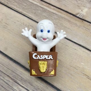 Vintage Amblin 1995 Casper The Friendly Ghost Pvc Figure Treasure Chest