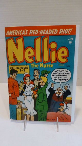 Nellie The Nurse No.  28,  Dated To 1940,  Americas Red Headed Riot.