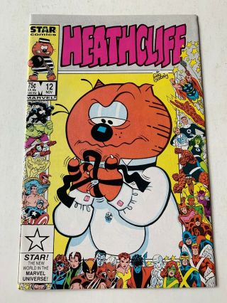 Heathcliff 12 (marvel 1985) Vf Marvel/star Comics 25th Anniversary Cover Direct