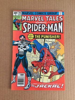 Marvel Tales 106 - 1979 - Reprinting Spider - Man 129 1st Punisher