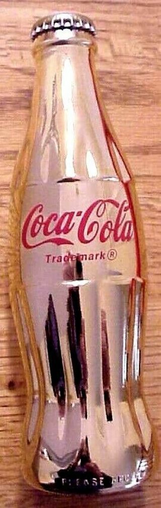 Vintage Solid Brass Coca Cola Bottle 1960 