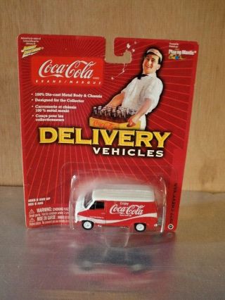Coca - Cola Delivery Vehicle - 1977 Chevy Van - Johnny Lightning (cdc - 60)