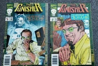 Punisher: The Origin Of Micro Chip 1 2 Marvel Comics Australian Price Variant