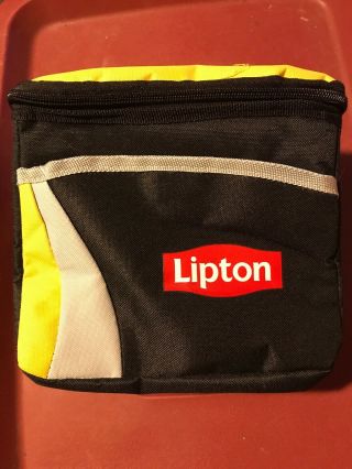Lipton Tea Soft Side Cooler Collapsible Drink Tote