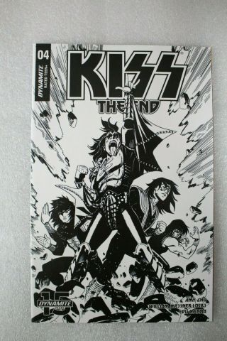 Kiss The End 4 1:30 Reilly Brown B&w Retailer Incentive Variant Comic 2019