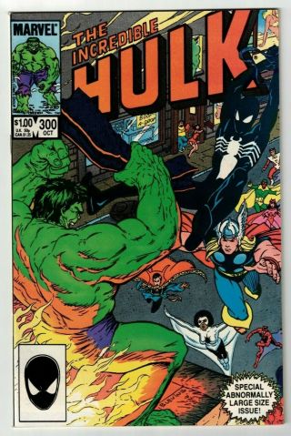 Incredible Hulk 300 (vf/nm) Spider - Man Black Costume Double - Sized Marvel Issue